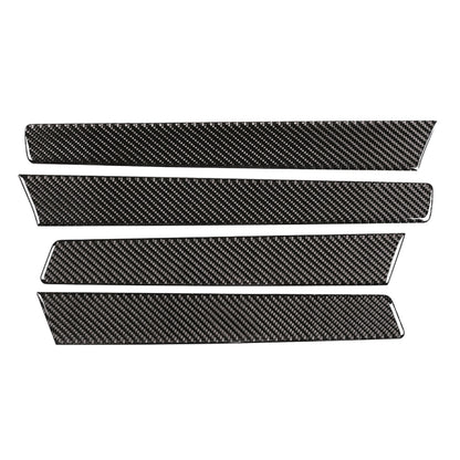 4 PCS Car Carbon Fiber Door Panel Decorative Sticker for Volkswagen Touareg 2011-2018 - Car Interior Mouldings by PMC Jewellery | Online Shopping South Africa | PMC Jewellery | Buy Now Pay Later Mobicred