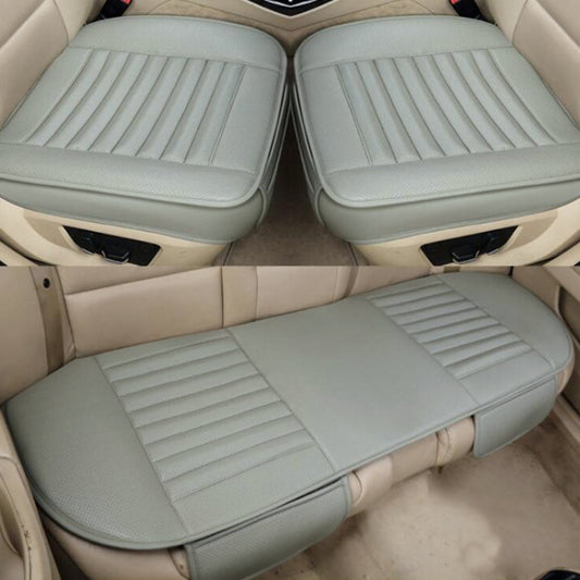 3 in 1 Car Four Seasons Universal Bamboo Charcoal Full Coverage Seat Cushion Seat Cover (Grey) - Seat Accessories by PMC Jewellery | Online Shopping South Africa | PMC Jewellery | Buy Now Pay Later Mobicred