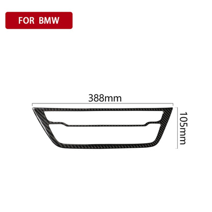 Car Carbon Fiber CD Panel Decorative Sticker for BMW 5 Series G38 528Li / 530Li / 540Li 2018 - Car Interior Mouldings by PMC Jewellery | Online Shopping South Africa | PMC Jewellery | Buy Now Pay Later Mobicred