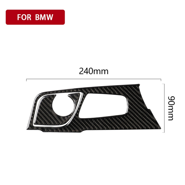 2 in 1 Car Carbon Fiber Gear Position Panel Decorative Sticker for BMW 5 Series G38 528Li / 530Li / 540Li 2018, Left Drive - Car Interior Mouldings by PMC Jewellery | Online Shopping South Africa | PMC Jewellery | Buy Now Pay Later Mobicred