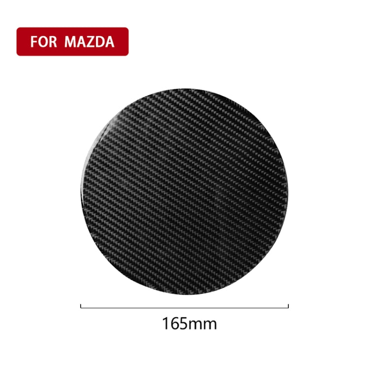 Car Carbon Fiber Fuel Tank Cap Decorative Sticker for Mazda Axela 2013-2018 - Car Interior Mouldings by PMC Jewellery | Online Shopping South Africa | PMC Jewellery | Buy Now Pay Later Mobicred