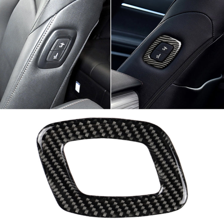 Car Carbon Fiber Seat Adjustment Decorative Sticker for Toyota Eighth Generation Camry 2018-2019, Left Drive - Car Interior Mouldings by PMC Jewellery | Online Shopping South Africa | PMC Jewellery | Buy Now Pay Later Mobicred