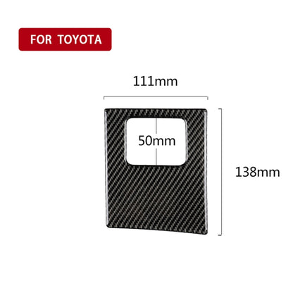 Car Carbon Fiber Main Driving Storage Box Decorative Sticker for Toyota Eighth Generation Camry 2018-2019, Left Drive - Car Interior Mouldings by PMC Jewellery | Online Shopping South Africa | PMC Jewellery | Buy Now Pay Later Mobicred