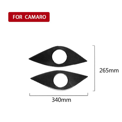 2 PCS Car Carbon Fiber Rear Horn Decorative Sticker for Chevrolet Camaro 2017-2019 - Car Interior Mouldings by PMC Jewellery | Online Shopping South Africa | PMC Jewellery | Buy Now Pay Later Mobicred