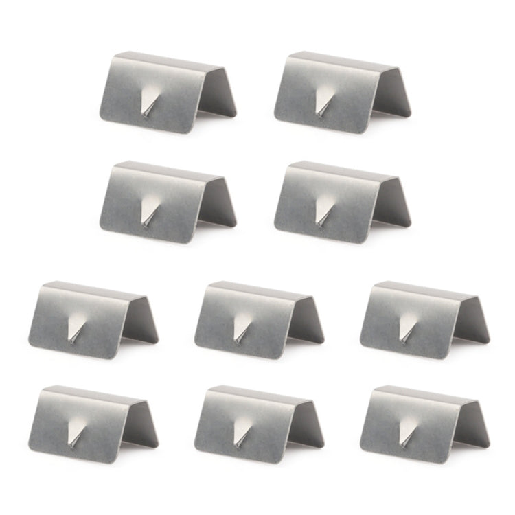 10 PCS Car Windshield Clip Wind / Rain Deflector Channel Metal Buckle for Heko G3 - Windscreen Wipers by PMC Jewellery | Online Shopping South Africa | PMC Jewellery | Buy Now Pay Later Mobicred