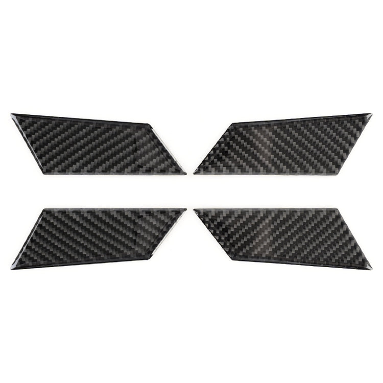 4 PCS Carbon Fiber Car Inner Door Bowl Decorative Sticker for Porsche Macan - Car Interior Mouldings by PMC Jewellery | Online Shopping South Africa | PMC Jewellery | Buy Now Pay Later Mobicred