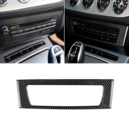 Car Carbon Fiber Central Control CD Panel Solid Color Decorative Sticker for BMW Z4 2009-2015 - Car Interior Mouldings by PMC Jewellery | Online Shopping South Africa | PMC Jewellery | Buy Now Pay Later Mobicred