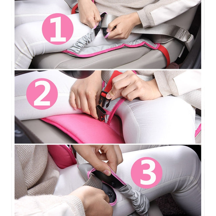 Car Safety Seat Protective Pad with Clip Back Abdominal Belt for Pregnant Woman (Pink) - Seat Belts & Padding by PMC Jewellery | Online Shopping South Africa | PMC Jewellery | Buy Now Pay Later Mobicred