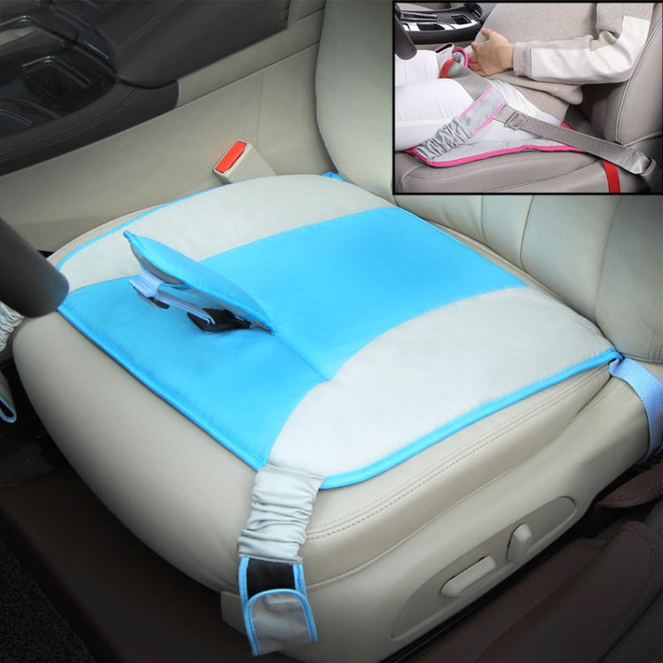 Car Safety Seat Protective Pad with Clip Back Abdominal Belt for Pregnant Woman (Sky Blue) - Seat Belts & Padding by PMC Jewellery | Online Shopping South Africa | PMC Jewellery | Buy Now Pay Later Mobicred