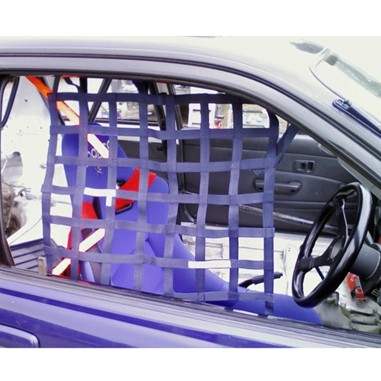 Universal Nylon Car Window Net Car Rally Racing Safety Collision Mesh, Size: 60 x 50cm(Blue) - Glasses & Windows Accessories by PMC Jewellery | Online Shopping South Africa | PMC Jewellery | Buy Now Pay Later Mobicred