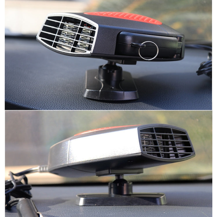 Car Portable Heater Hot Cool Fan Windscreen Window Demister Defroster DC 24V (Red) - Heating & Fans by PMC TechLife | Online Shopping South Africa | PMC TechLife | Buy Now Pay Later Mobicred