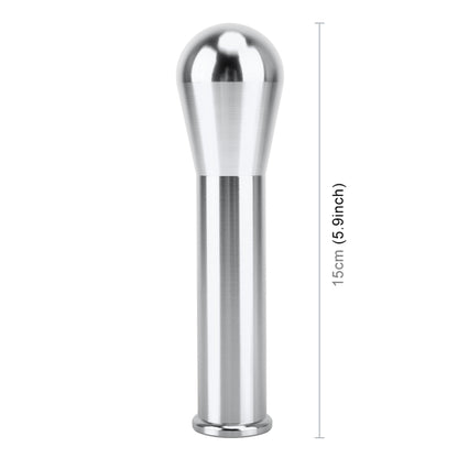 Universal Car Iron Pillar Gear Head Gear Shift Knob (Silver) - Shift Knob by PMC Jewellery | Online Shopping South Africa | PMC Jewellery | Buy Now Pay Later Mobicred