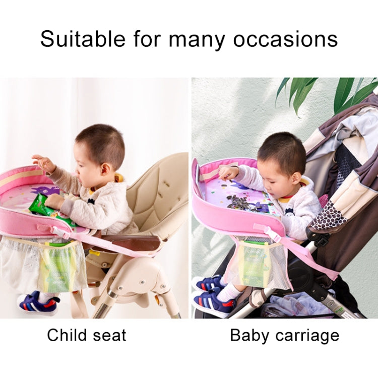 Children Waterproof Dining Table Toy Organizer Baby Safety Tray Tourist Painting Holder with Touch Screen Transparent Bag (Not Allowed to Peek) - Seat Accessories by PMC Jewellery | Online Shopping South Africa | PMC Jewellery | Buy Now Pay Later Mobicred