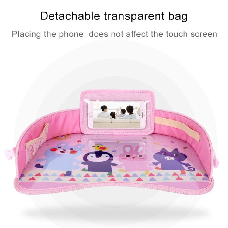 Children Waterproof Dining Table Toy Organizer Baby Safety Tray Tourist Painting Holder with Touch Screen Transparent Bag (Taix) - Seat Accessories by PMC Jewellery | Online Shopping South Africa | PMC Jewellery | Buy Now Pay Later Mobicred