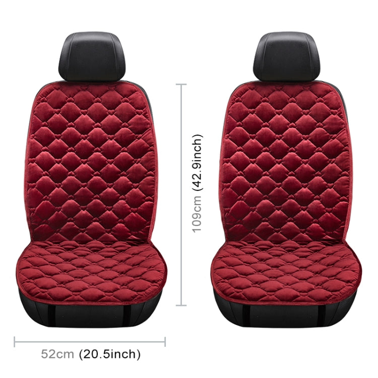 Car 24V Front Seat Heater Cushion Warmer Cover Winter Heated Warm, Double Seat (Red) - Seat Accessories by PMC Jewellery | Online Shopping South Africa | PMC Jewellery | Buy Now Pay Later Mobicred