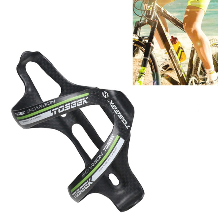 TOSEEK Matte Full Carbon Fiber Road Bicycle Water Bottle Holder (Green) - free shipping - PMC TechLife - Order now!