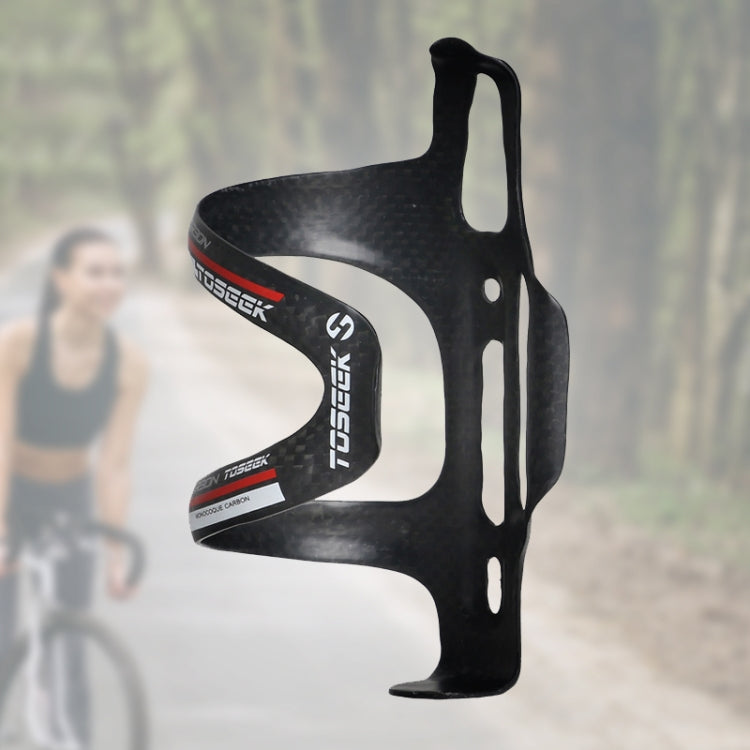 TOSEEK Matte Full Carbon Fiber Road Bicycle Water Bottle Holder (Red) - free shipping - PMC TechLife - Order now!