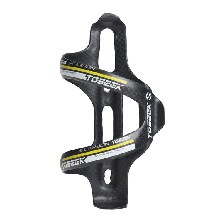TOSEEK Matte Full Carbon Fiber Road Bicycle Water Bottle Holder (Yellow) - free shipping - PMC TechLife - Order now!