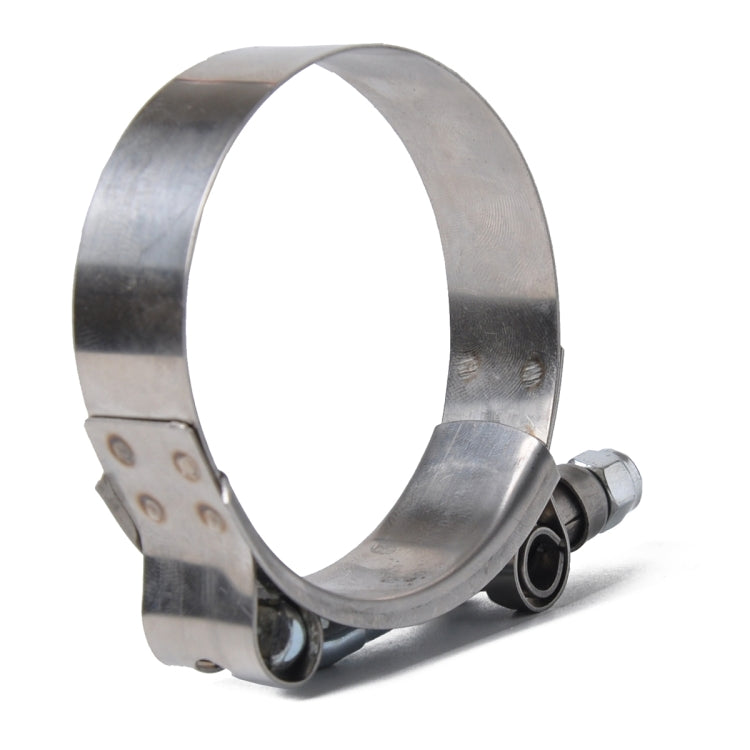 4 PCS Stainless Steel T-Bolt Hose Clamps Pipe Clip Fuel Line Clip, Size: 108-116mm - Booster Cable & Clip by PMC TechLife | Online Shopping South Africa | PMC TechLife | Buy Now Pay Later Mobicred