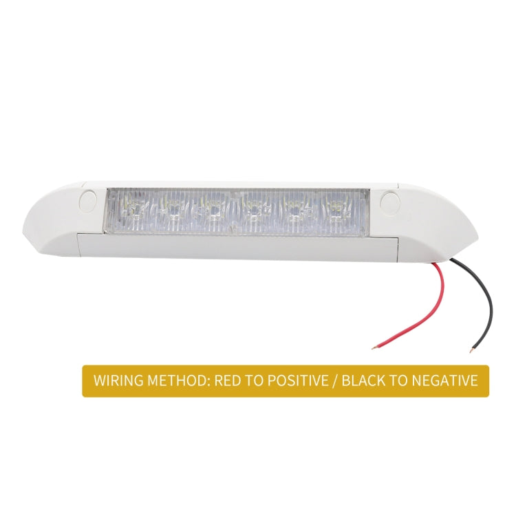 DC 12V 2.6W 6000K IP67 Marine RV Waterproof LED Stair Deck Dome Light Ceiling  Lamp, Aluminum Alloy Base - Marine Accessories & Parts by PMC Jewellery | Online Shopping South Africa | PMC Jewellery | Buy Now Pay Later Mobicred