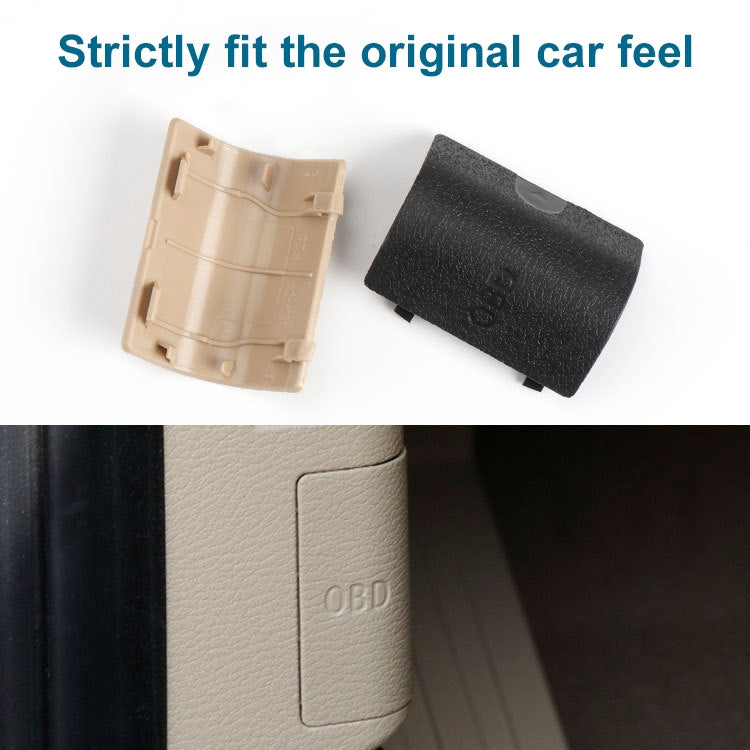 Car Diagnostic Plug Cover OBD Panel Decorative Cover 51437147538 for BMW F25 2011-2016 (Beige) - Car Interior Mouldings by PMC TechLife | Online Shopping South Africa | PMC TechLife | Buy Now Pay Later Mobicred