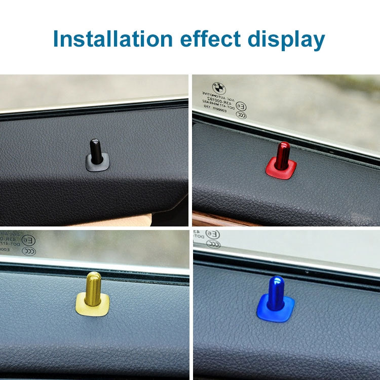 4 PCS Car Unlock Cover Door Bolt Door Handle for BMW X1 / X6(Black) - Car Switches by PMC TechLife | Online Shopping South Africa | PMC TechLife | Buy Now Pay Later Mobicred