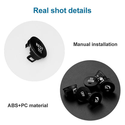 Car Air Conditioner Panel Switch Button REST Key 6131 9250 196-1 for BMW E60 2003-2010, Left Driving - Car Switches by PMC Jewellery | Online Shopping South Africa | PMC Jewellery | Buy Now Pay Later Mobicred