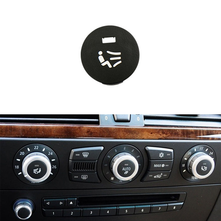 Car Air Conditioner Panel Switch Button RIGHT Key 6131 9250 196-1 for BMW E60 2003-2010, Left Driving - Car Switches by PMC Jewellery | Online Shopping South Africa | PMC Jewellery | Buy Now Pay Later Mobicred