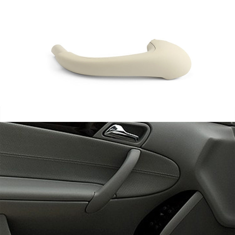 Car Front Left Inside Doors Handle Pull Trim Cover for Mercedes-Benz C-class W203 -2007, Left and Right Driving(Beige) - Door Handles by PMC Jewellery | Online Shopping South Africa | PMC Jewellery | Buy Now Pay Later Mobicred