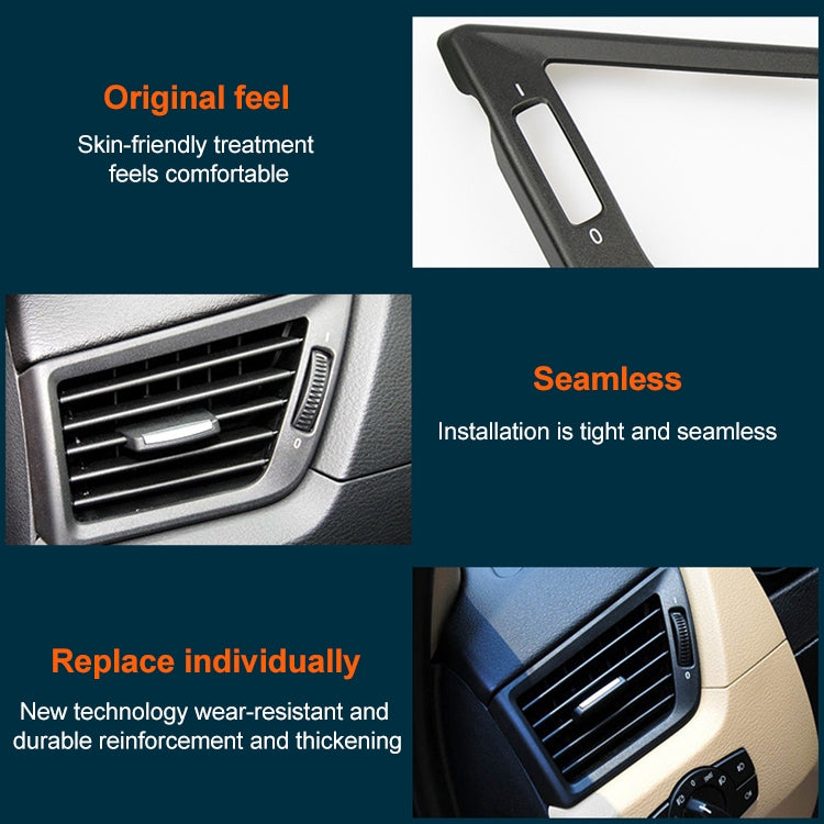 Car Left Side Air Conditioner Vent Panel for BMW X1, Left Driving(Color: Matte) - Car Interior Mouldings by PMC Jewellery | Online Shopping South Africa | PMC Jewellery