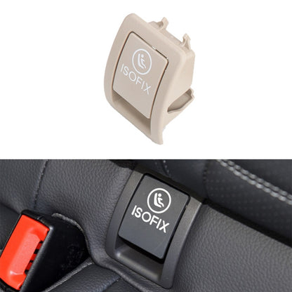 Car Rear Child ISOFIX Switch Seat Safety Cover 2059200513 for Mercedes-Benz W205 2015-2021, Left Driving (Beige) - Seat Belts & Padding by PMC Jewellery | Online Shopping South Africa | PMC Jewellery