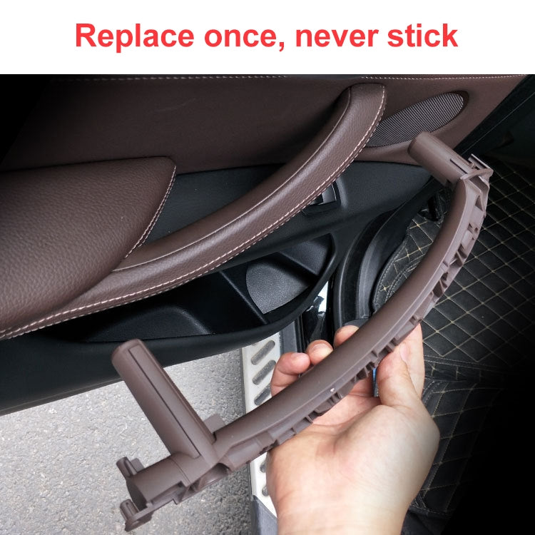 Car Right Side Inside Doors Handle Pull Trim Cover for BMW X5 / X6, Left Driving (Orange) - Door Handles by PMC TechLife | Online Shopping South Africa | PMC TechLife | Buy Now Pay Later Mobicred