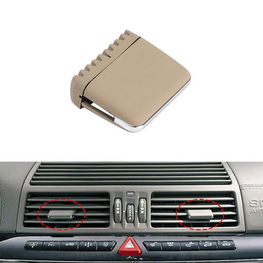 Car Left and Right Side Air Conditioning Exhaust Switch Paddle for Mercedes-Benz S Class W220 1998-2005, Left Driving (Beige) - Air Conditioning System by PMC Jewellery | Online Shopping South Africa | PMC Jewellery | Buy Now Pay Later Mobicred