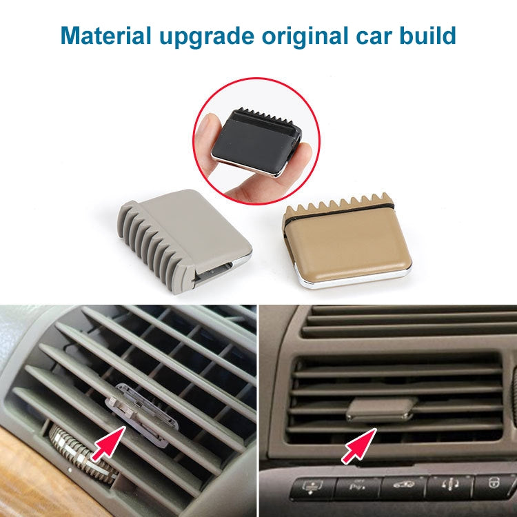 Car Left and Right Side Air Conditioning Exhaust Switch Paddle for Mercedes-Benz S Class W220 1998-2005, Left Driving (Grey) - Air Conditioning System by PMC TechLife | Online Shopping South Africa | PMC TechLife | Buy Now Pay Later Mobicred