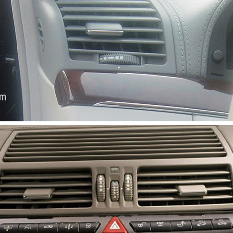 Car Left and Right Side Air Conditioning Exhaust Switch Paddle for Mercedes-Benz S Class W220 1998-2005, Left Driving (Grey) - Air Conditioning System by PMC TechLife | Online Shopping South Africa | PMC TechLife | Buy Now Pay Later Mobicred