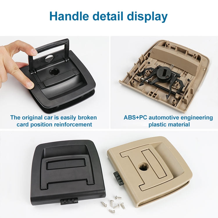 Car Rear Trunk Mat Carpet Handle with Hole 51479120283 for BMW X5 / X6 2006-2013, Left Driving (Beige) - Car Switches by PMC TechLife | Online Shopping South Africa | PMC TechLife | Buy Now Pay Later Mobicred
