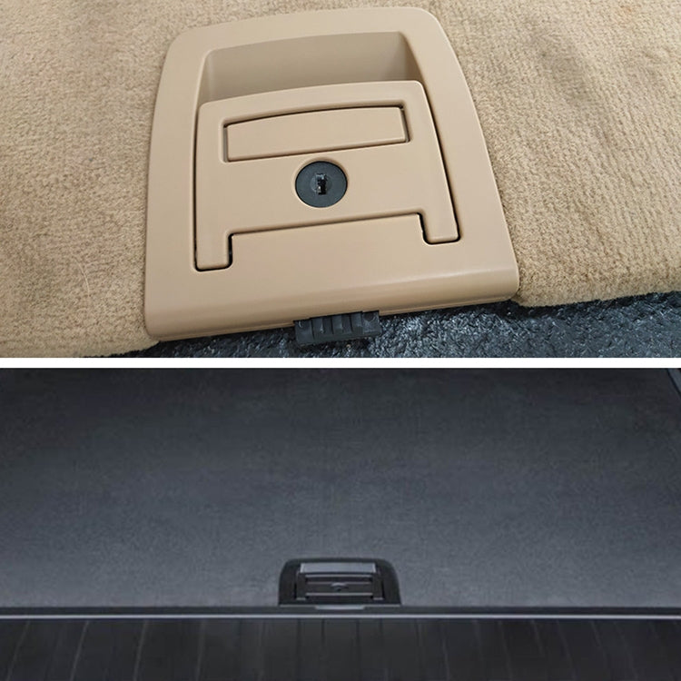 Car Rear Trunk Mat Carpet Handle with Hole 51479120283 for BMW X5 / X6 2006-2013, Left Driving (Black) - Car Switches by PMC TechLife | Online Shopping South Africa | PMC TechLife | Buy Now Pay Later Mobicred