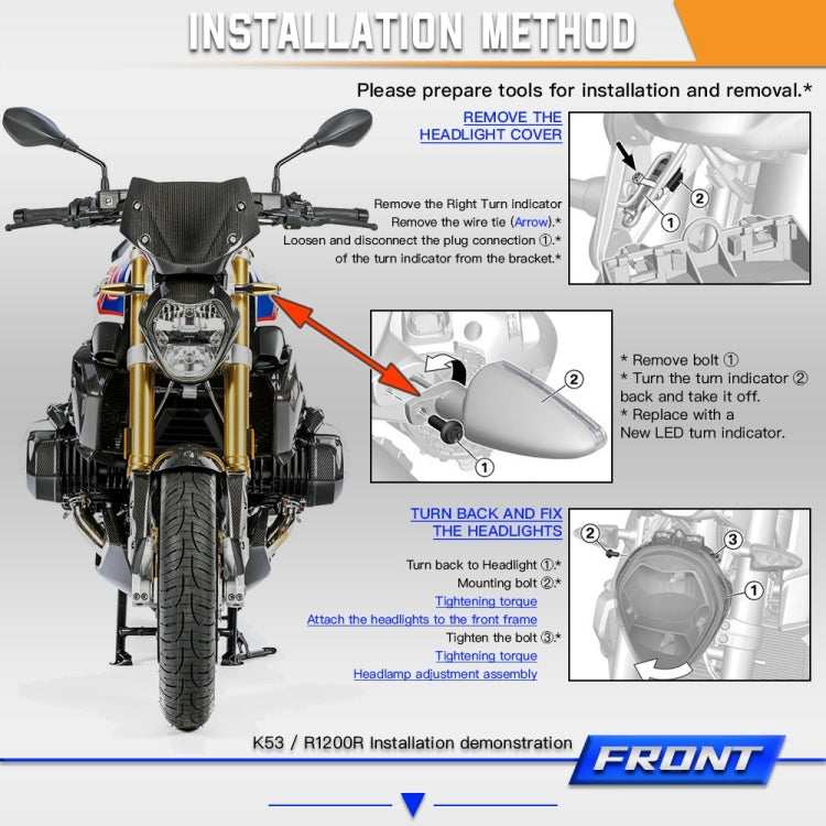 2pcs KC062 For BMW R1200 Motorcycle 18LEDs Turn Signal Light(Transparent Black) - Turn Signal by PMC TechLife | Online Shopping South Africa | PMC TechLife | Buy Now Pay Later Mobicred