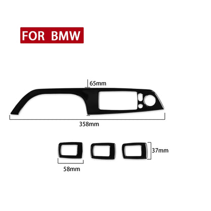 For BMW 3 Series E90/320i/325i 2005-2012 Car Right Drive Window Lifting Panel with Folding Key Decorative Sticker, Diameter: 35.8cm - Car Interior Mouldings by PMC Jewellery | Online Shopping South Africa | PMC Jewellery | Buy Now Pay Later Mobicred