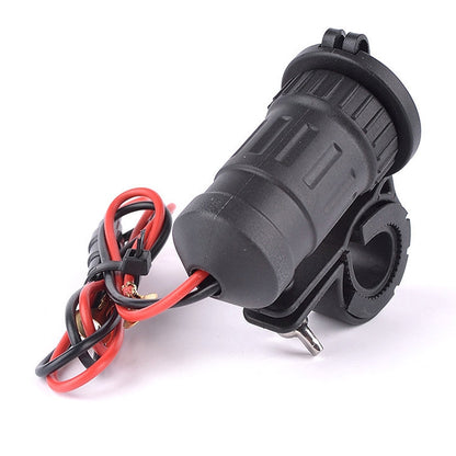 Motorcycle Cigarette Lighter Socket Car Charger Socket GPS Socket with Waterproof Cover - Battery Charger by PMC Jewellery | Online Shopping South Africa | PMC Jewellery | Buy Now Pay Later Mobicred