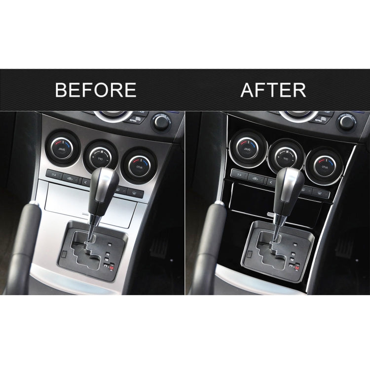 For Mazda 3 Axela 2010-2013 4 in 1 Car AC Gear Frame Set A Decorative Sticker, Right Drive - Car Interior Mouldings by PMC Jewellery | Online Shopping South Africa | PMC Jewellery | Buy Now Pay Later Mobicred