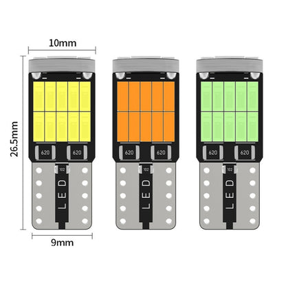 10pcs T10 4014-26SMD Car Bright Lights LED Clearance Light Lamp Reading Light (Yellow Light) - Clearance Lights by PMC Jewellery | Online Shopping South Africa | PMC Jewellery | Buy Now Pay Later Mobicred