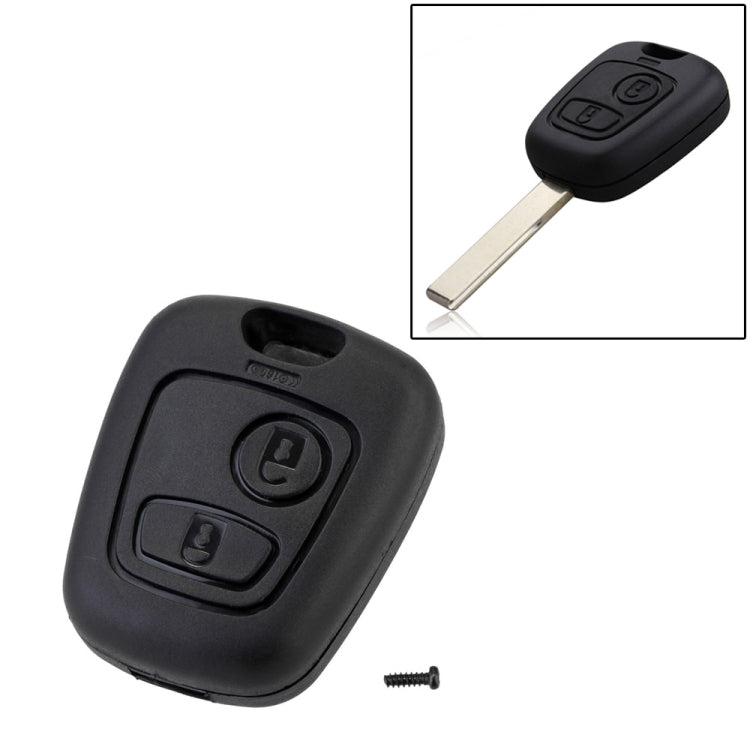 2 PCS Car 307 Mouth Remote Control Key Case Cover for PSA Peugeot Citroen - Car Key Cases by PMC Jewellery | Online Shopping South Africa | PMC Jewellery | Buy Now Pay Later Mobicred