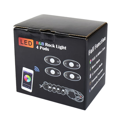 4 in 1 Universal Car APP Control RGB Chassis Atmosphere Lights Colorful Lighting Decorative Lamp - Atmosphere lights by PMC Jewellery | Online Shopping South Africa | PMC Jewellery | Buy Now Pay Later Mobicred