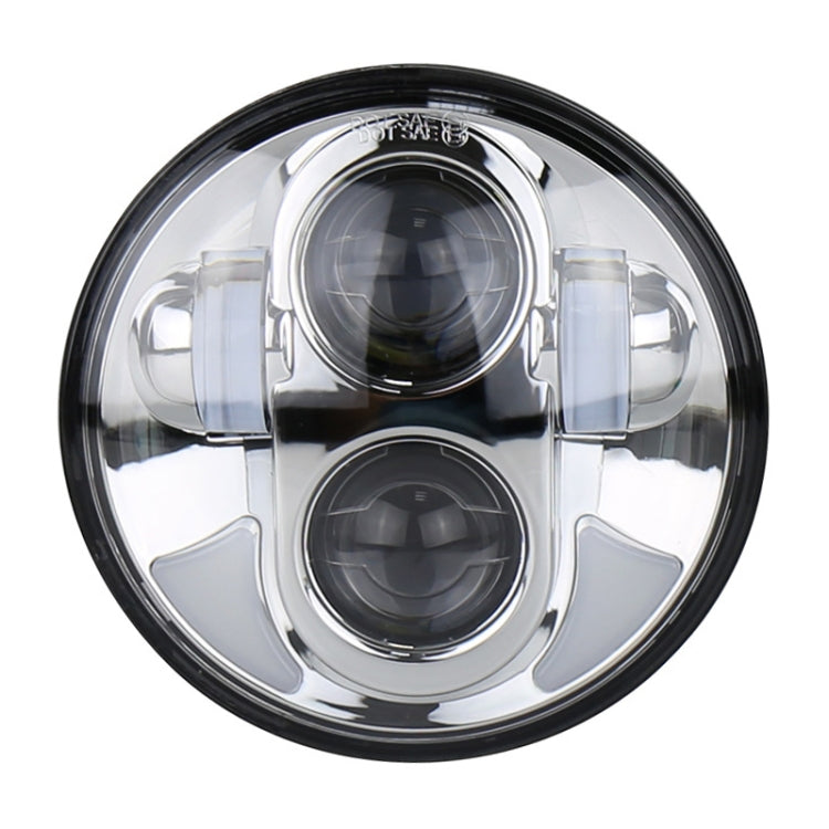 5.75 inch DC12V 6000K-6500K 40W Car LED Headlight for Harley(Silver) - Work Lights by PMC Jewellery | Online Shopping South Africa | PMC Jewellery | Buy Now Pay Later Mobicred