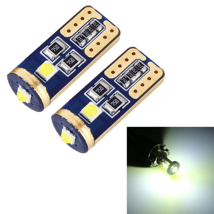 2 PCS T10 / W5W / 168 / 194 DC12V / 1.2W / 6000K / 85LM 3LEDs SMD-3030 Car Clearance Light - Clearance Lights by PMC TechLife | Online Shopping South Africa | PMC TechLife | Buy Now Pay Later Mobicred