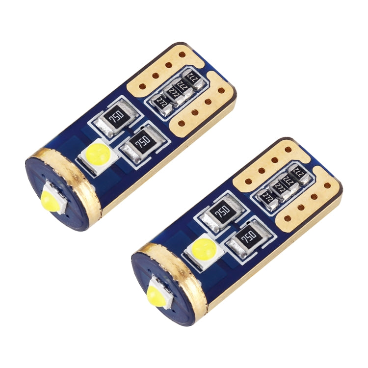 2 PCS T10 / W5W / 168 / 194 DC12V / 1.2W / 6000K / 85LM 3LEDs SMD-3030 Car Clearance Light - Clearance Lights by PMC TechLife | Online Shopping South Africa | PMC TechLife | Buy Now Pay Later Mobicred