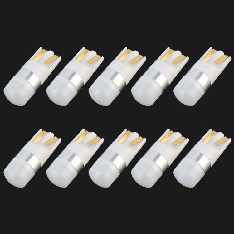 10 PCS T10 / W5W / 168 / 194 DC12V / 0.6W 1LEDs SMD-3030 Car Clearance Light (White Light) - Clearance Lights by PMC TechLife | Online Shopping South Africa | PMC TechLife | Buy Now Pay Later Mobicred