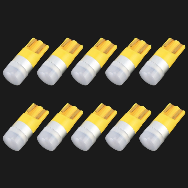 10 PCS T10 / W5W / 168 / 194 DC12V / 0.6W 1LEDs SMD-3030 Car Clearance Light (Yellow Light) - free shipping - PMC TechLife - Order now!