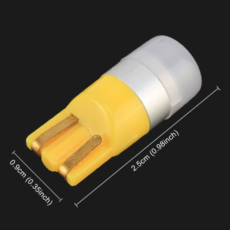 10 PCS T10 / W5W / 168 / 194 DC12V / 0.6W 1LEDs SMD-3030 Car Clearance Light (Yellow Light) - free shipping - PMC TechLife - Order now!